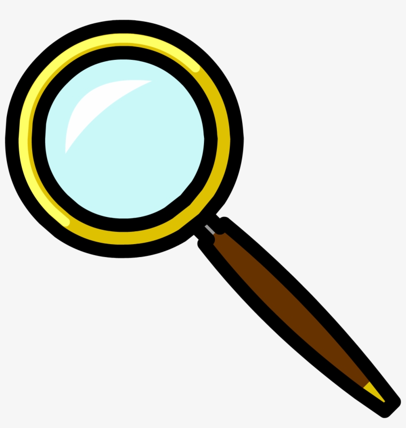 Magnifying Glass Pin - Club Penguin Magnifying Glass, transparent png download