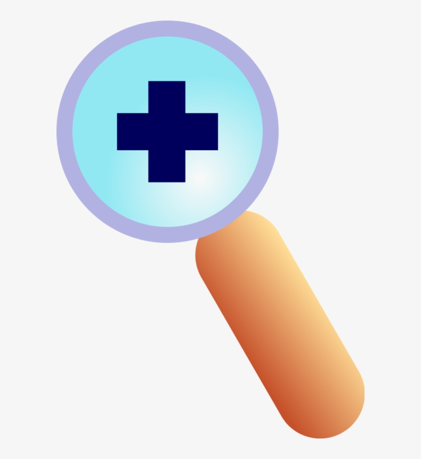 Magnifying Lens With A Plus Sign In The Middle Of The - Zoom Clipart, transparent png download