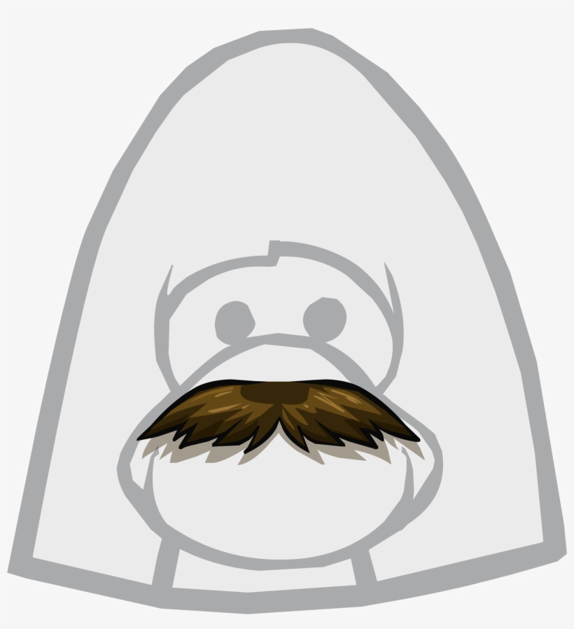 Teacher Mustache - Club Penguin Mustache, transparent png download