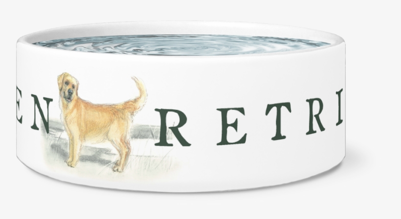 Golden Retriever Bowl - Coal Fire, transparent png download