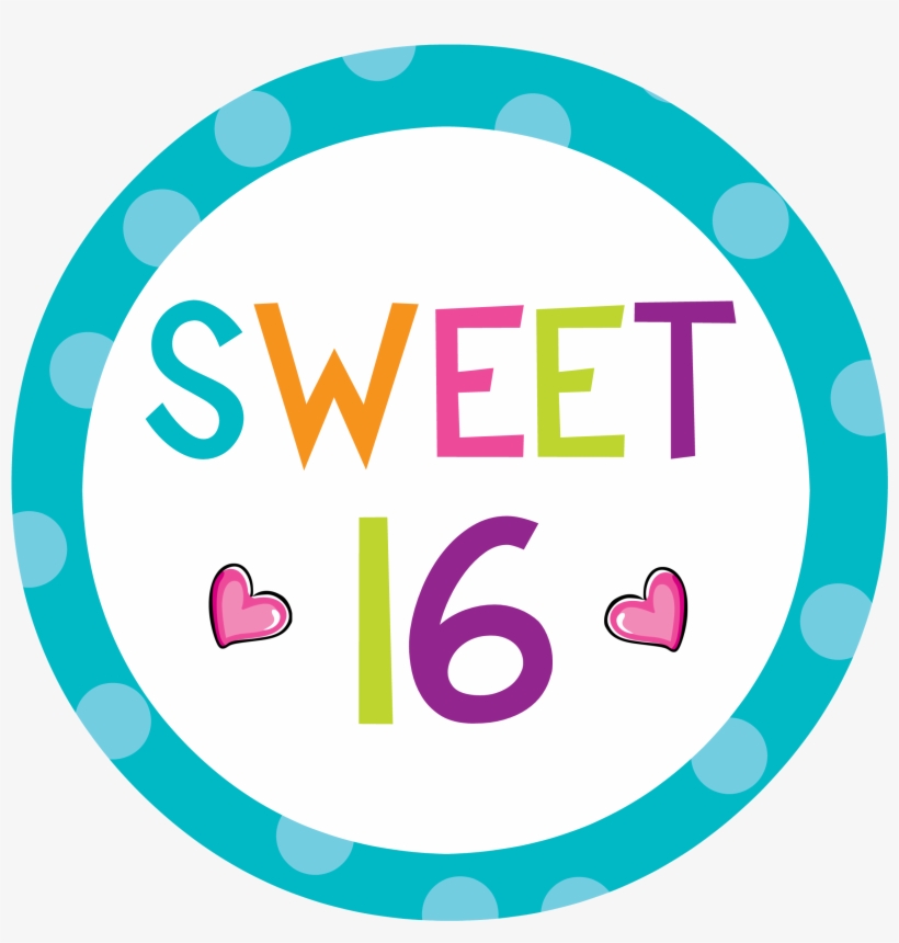 Sweet 16 Cupcake Toppers - Sweet 16 Cakes Toppers, transparent png download