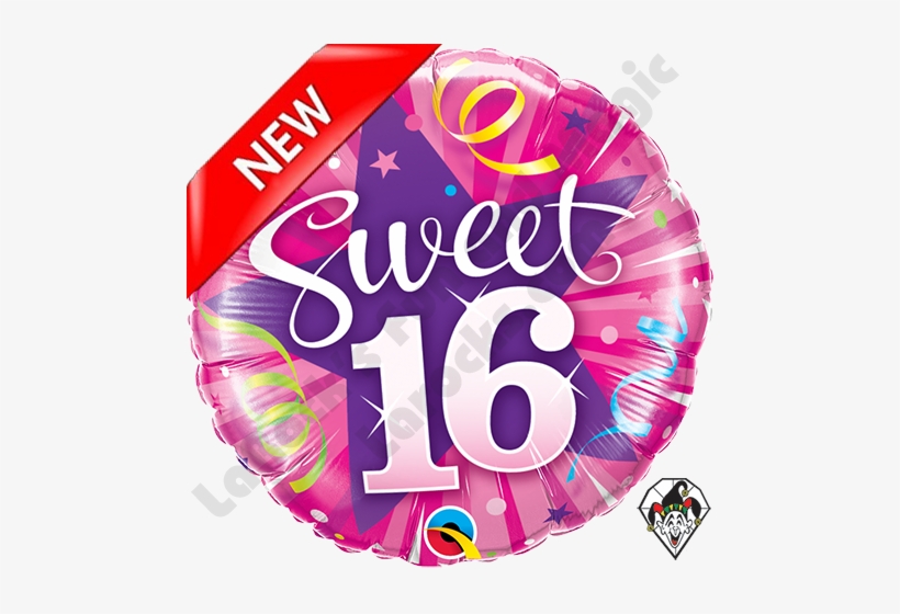 Alternative Views - - 18 Inch Sweet 16 Shining Star Packaged, transparent png download