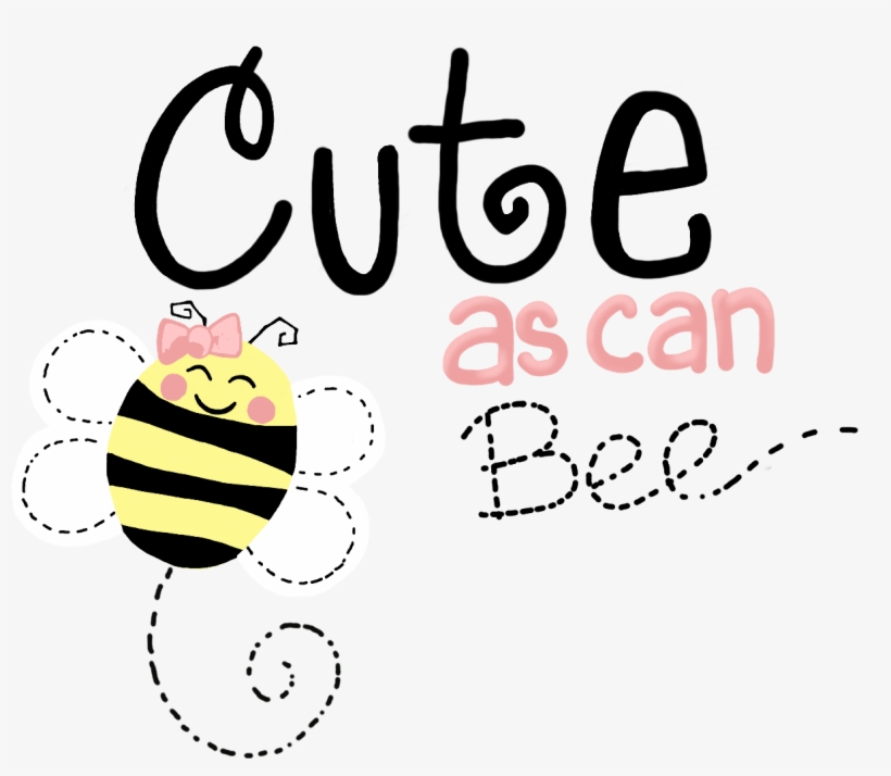Cute Bee Can Bumble Kids Baby Girl Yellow Pink Freetoed - Honeybee, transparent png download