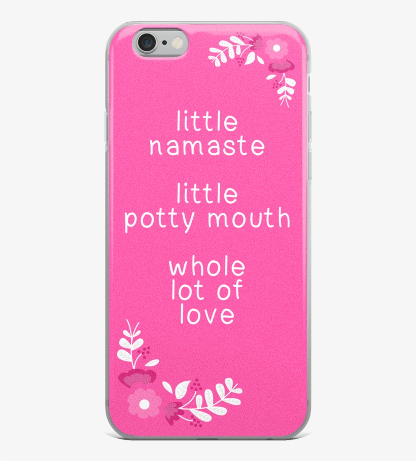 Little Namaste Pink Flowers Iphone Case Little Namaste - Iphone, transparent png download