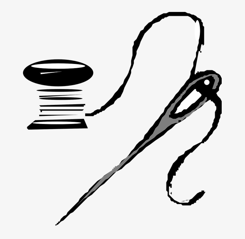 Sewing Needle Png Picture - Thread And Needle Clipart, transparent png download