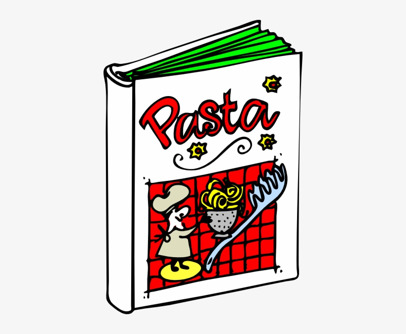 Italian Cooking Book Clip Art At Clker - Italian Food Clip Art, transparent png download