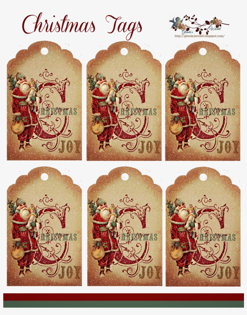 Glenda's World Christmas Joy Tag - Christmas Day, transparent png download