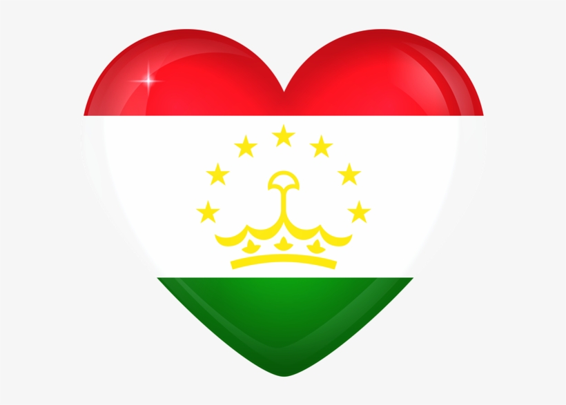 Italian Clipart Flag Iran - Tajikistan National Country Flag Round Id Card Luggage, transparent png download