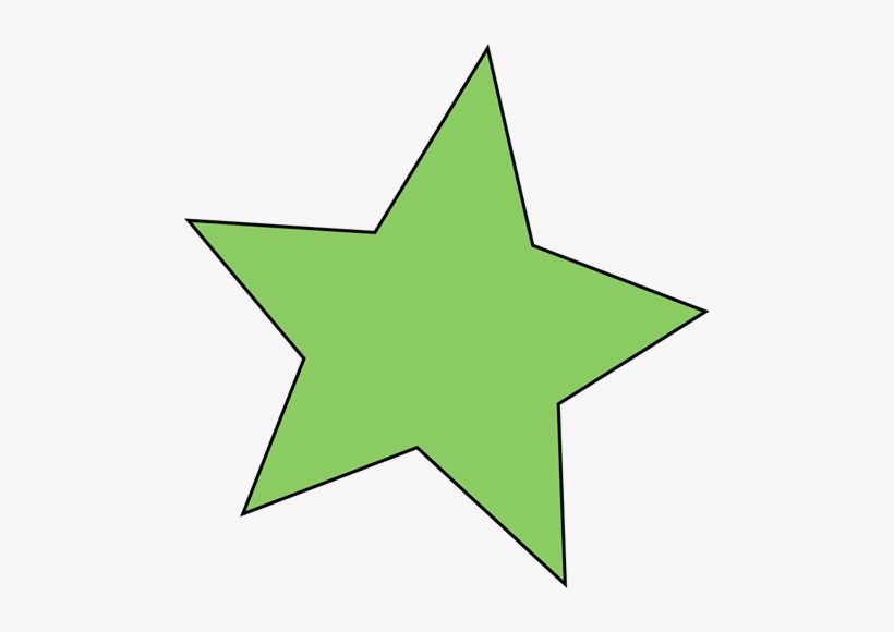Star Clip Art - Green Star Clipart, transparent png download