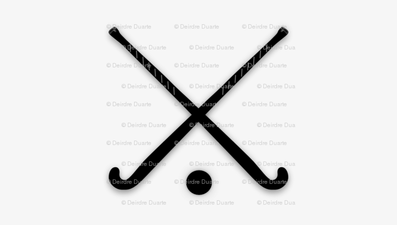 Field Hockey Crossed Sticks - Floor Hockey, transparent png download
