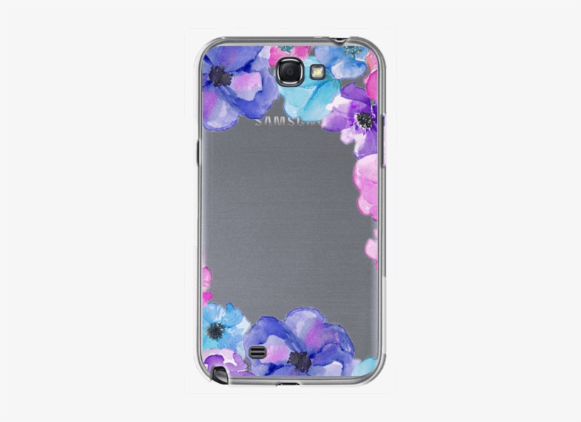 Anemone Painted Flowers / Watercolor Flowers Blues - Iphone, transparent png download