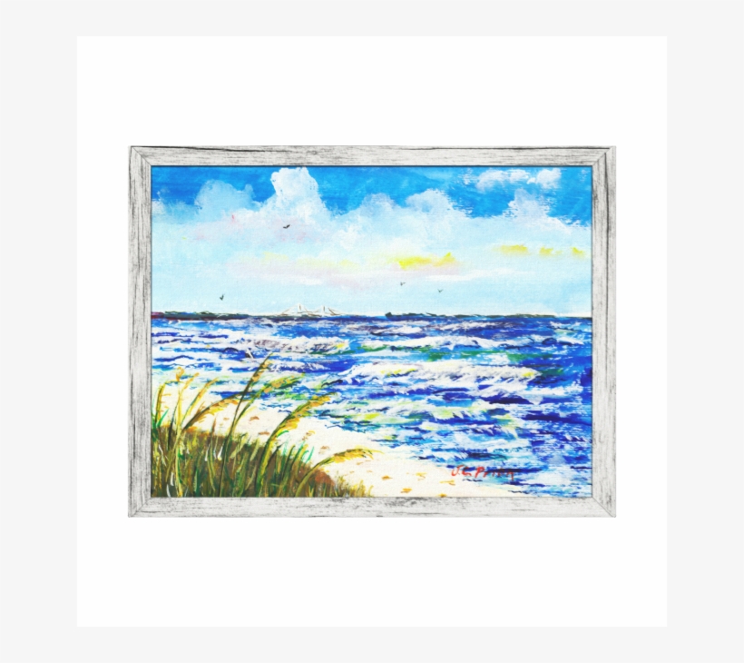 Tampa Bay Florida Beach Sunshine Skyway Bridge Canvas - Florida, transparent png download