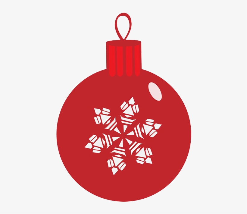 Red Christmas Bauble - Bauble Png Transparent, transparent png download