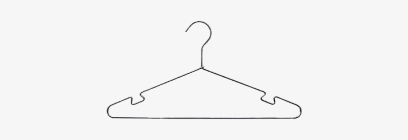Metallic Clothes Hanger - Clothes Hanger, transparent png download