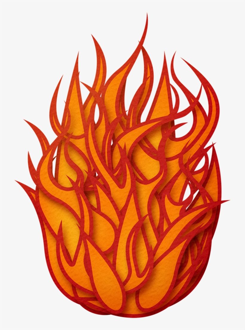 Flame Clipart Paper - Clip Art, transparent png download
