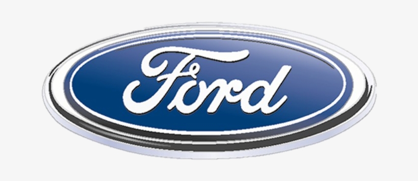 Opens In A New Window - Chroma Decal C54 4306 Ford Logo Cutz 44 Rear Window, transparent png download