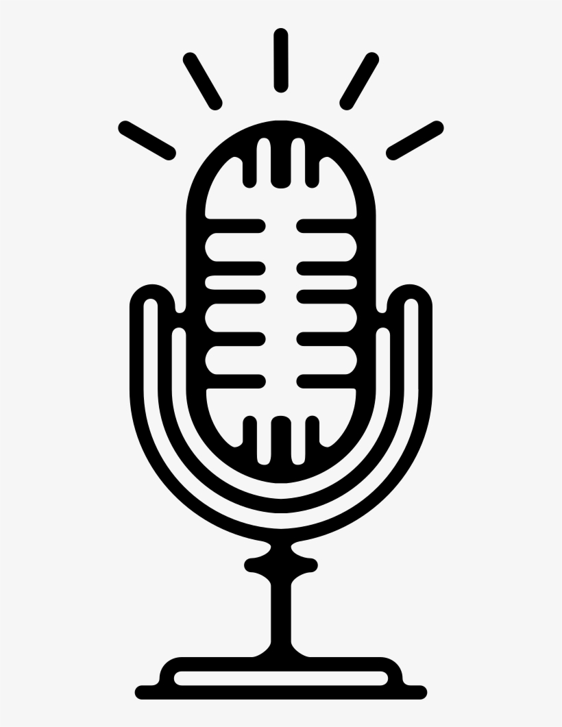 Old Microphone With A Stand Comments - The Z Point, transparent png download
