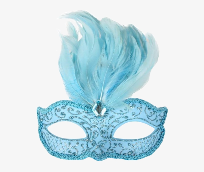 Party Costume Masks Messages Sticker-6 - Turquoise Masquerade Masks Clipart Png, transparent png download