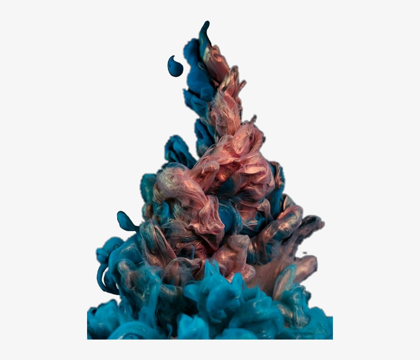 Smoke Freetoedit - Plume Of Ink Water, transparent png download