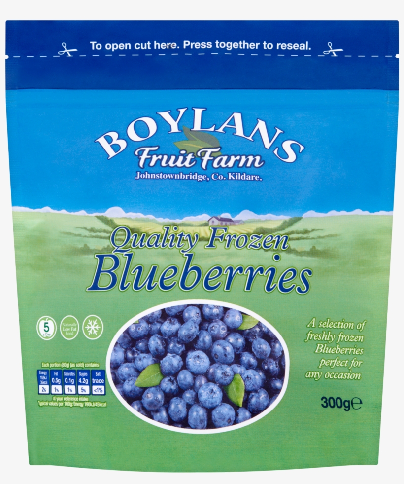 Boylans Fruit Blueberries, transparent png download