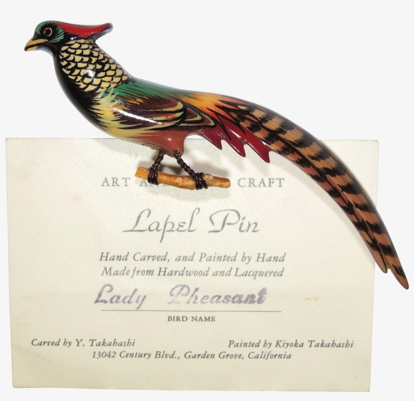 Authentic Takahashi Lady Amherst Pheasant, transparent png download
