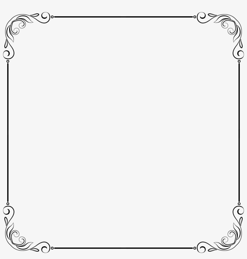 This Free Icons Png Design Of Elegant Flourish Frame, transparent png download