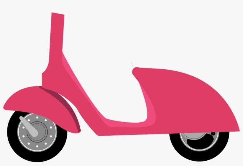 Vespa Kartun Png - Silvy Gambar