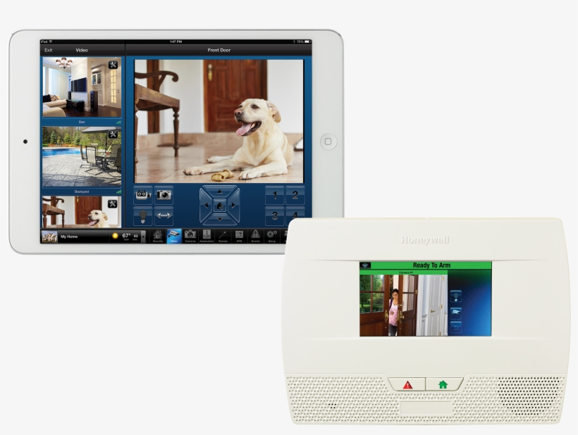 Lynx Touch 5210 With Honeywell, transparent png download