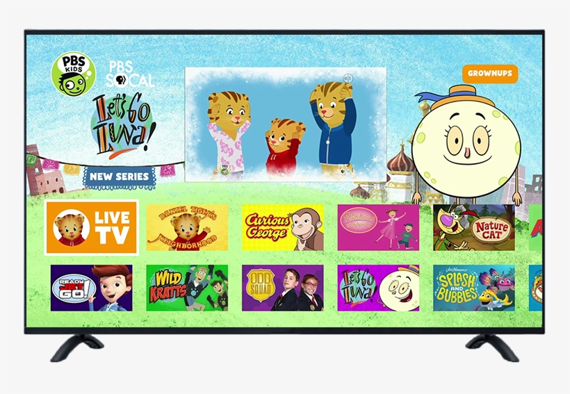 Ipad With Pbs Socal On Screen, transparent png download