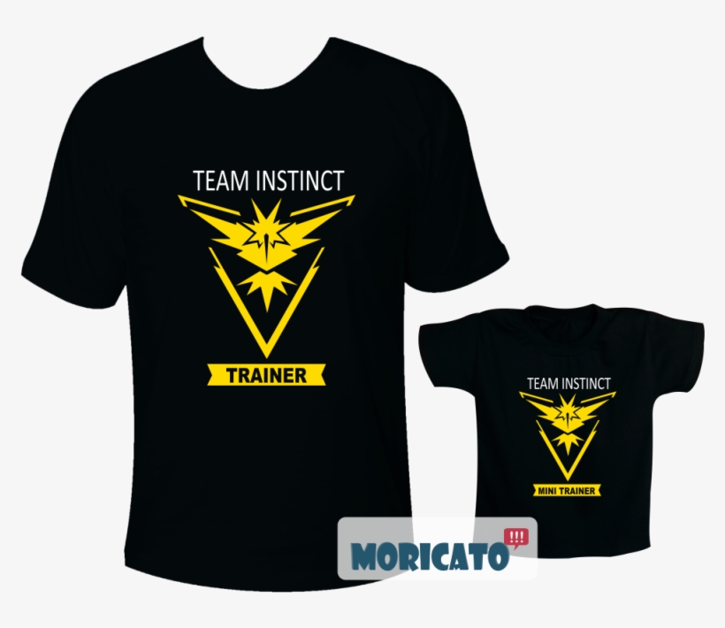 Kit Tal Pai Tal Filho Pokemon Go Trainer Team Instinct, transparent png download