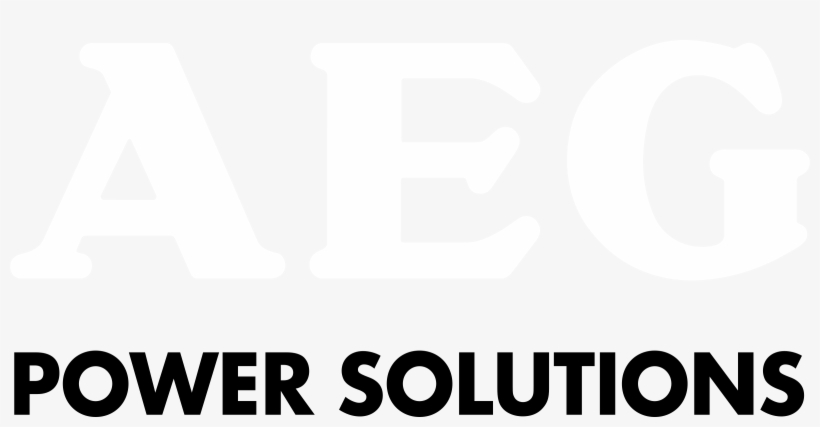 Download Aeg Power Solutions Logo Black And White | Transparent PNG ...