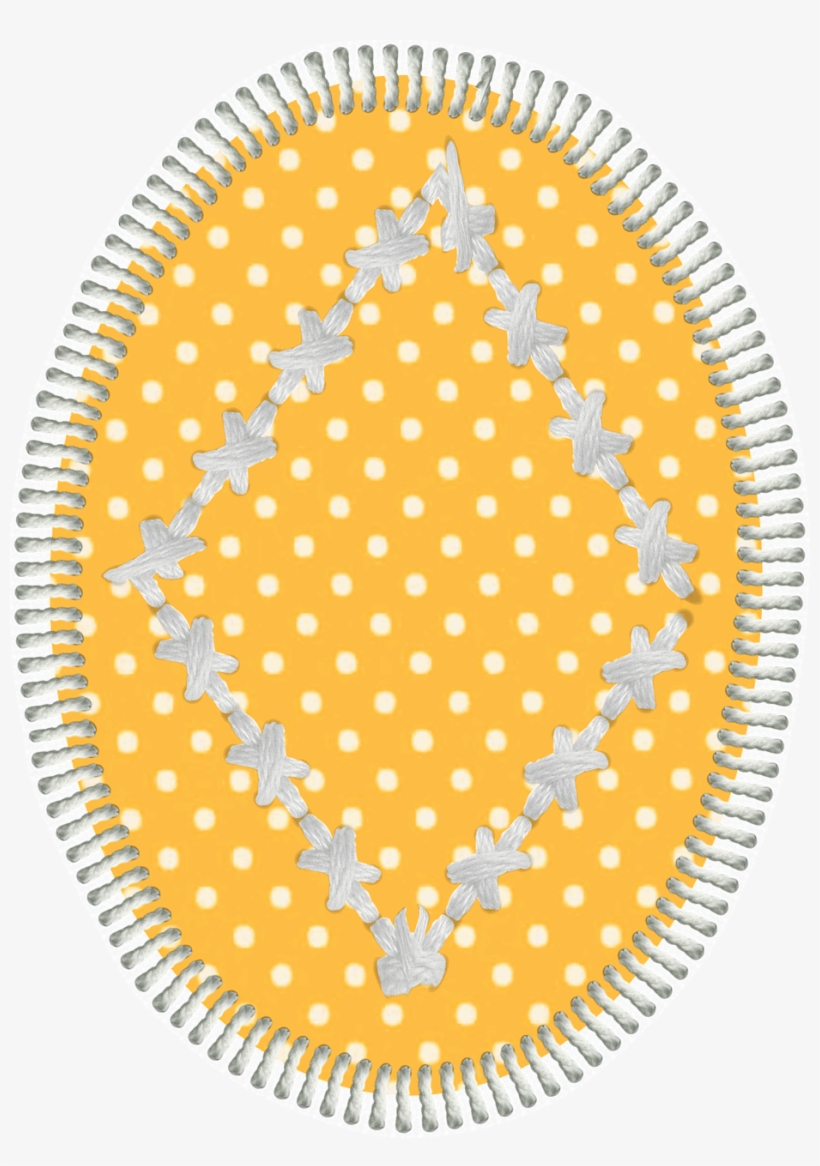 Easter Egg Patchwork - Embroidery, transparent png download
