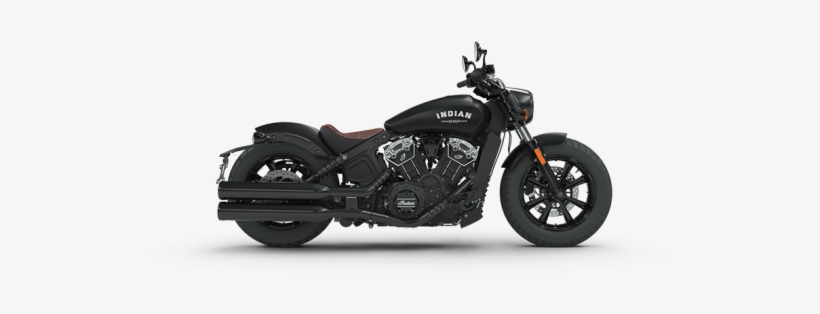 Scout Bobber Thunder Black Smoke - Indian Scout Bobber Saddlebags, transparent png download