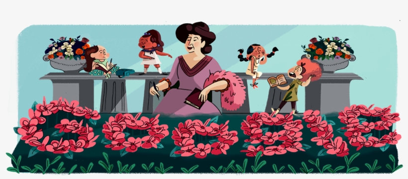 Emilia Pardo Bazan Doodle, transparent png download