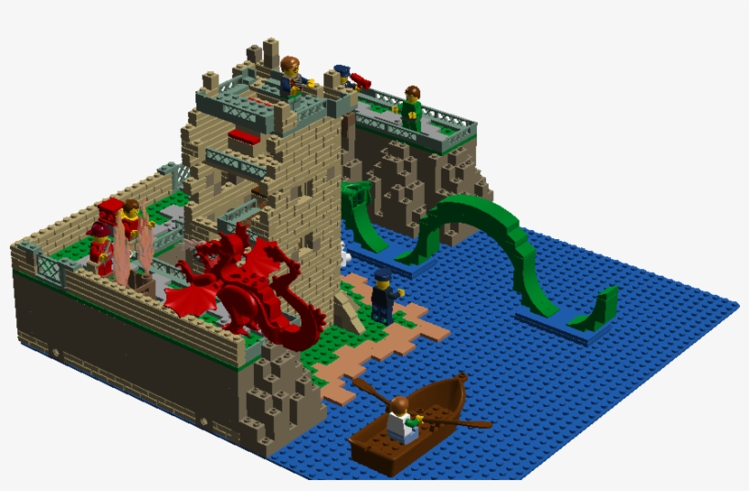 The Loch Ness Monster And Friends - Lego Loch Ness Monster, transparent png download