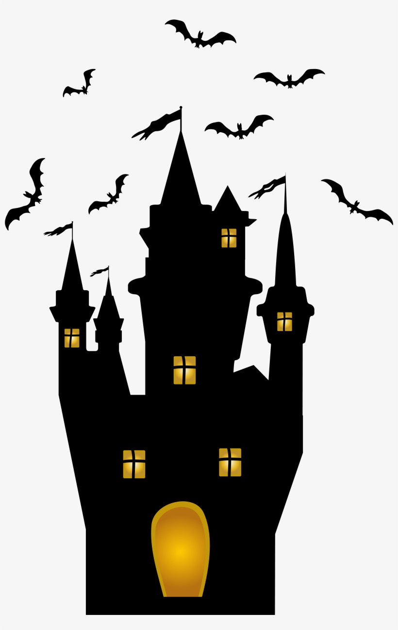 Halloween Castle Transparent Png Clip Art - Halloween Transparent, transparent png download