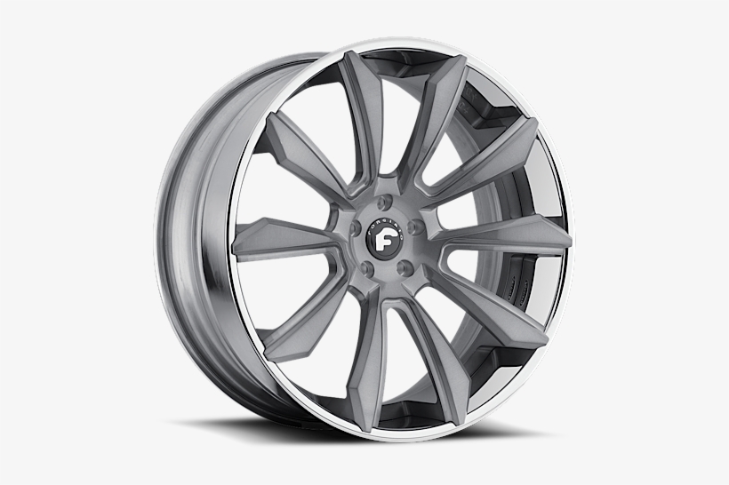 04 Smoke Satin Center, Chrome Lip - Mach Me10 Black, transparent png download