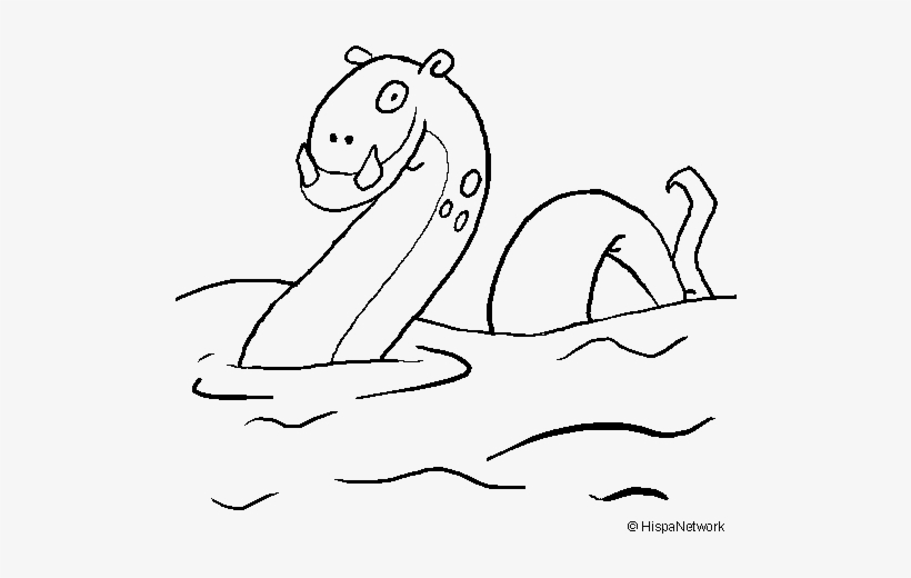 Monstruo Del Lago Ness Dibujo, transparent png download