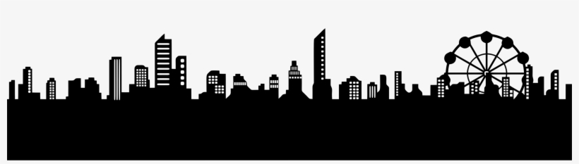 Clipart - Cityscape Silhouette Generator, transparent png download