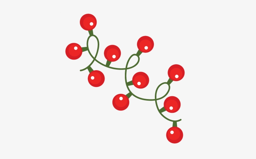 Christmas Lights Clipart File - Clip Art, transparent png download