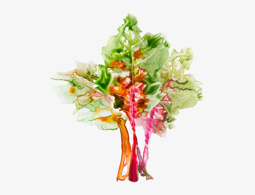 Watercolor Veggies On Behance - Watercolor Veggies Business Cards, transparent png download