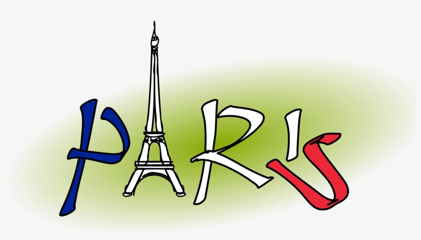 Paris, Logo, Eiffel, Tower, City, Font - Paris, transparent png download