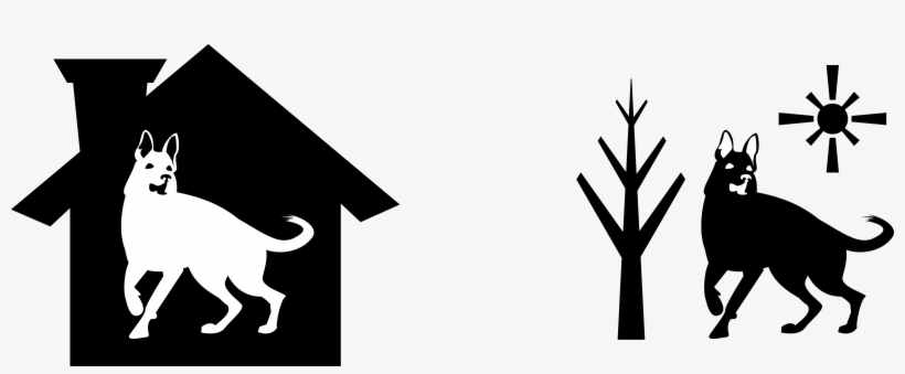 Image Royalty Free Stock Dog Big Image Png - Inside Outside, transparent png download
