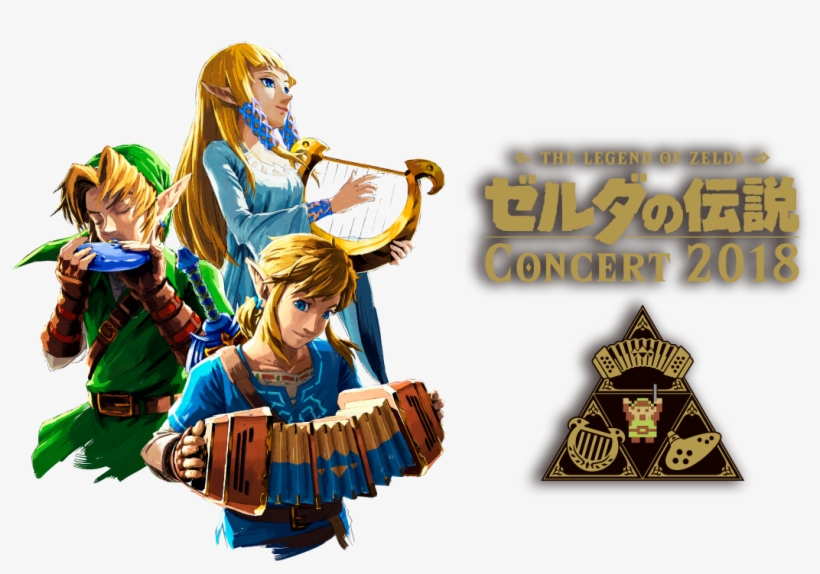 Nintendo Has Announced Three The Legend Of Zelda-themed - Legend Of Zelda Concert 2018, transparent png download