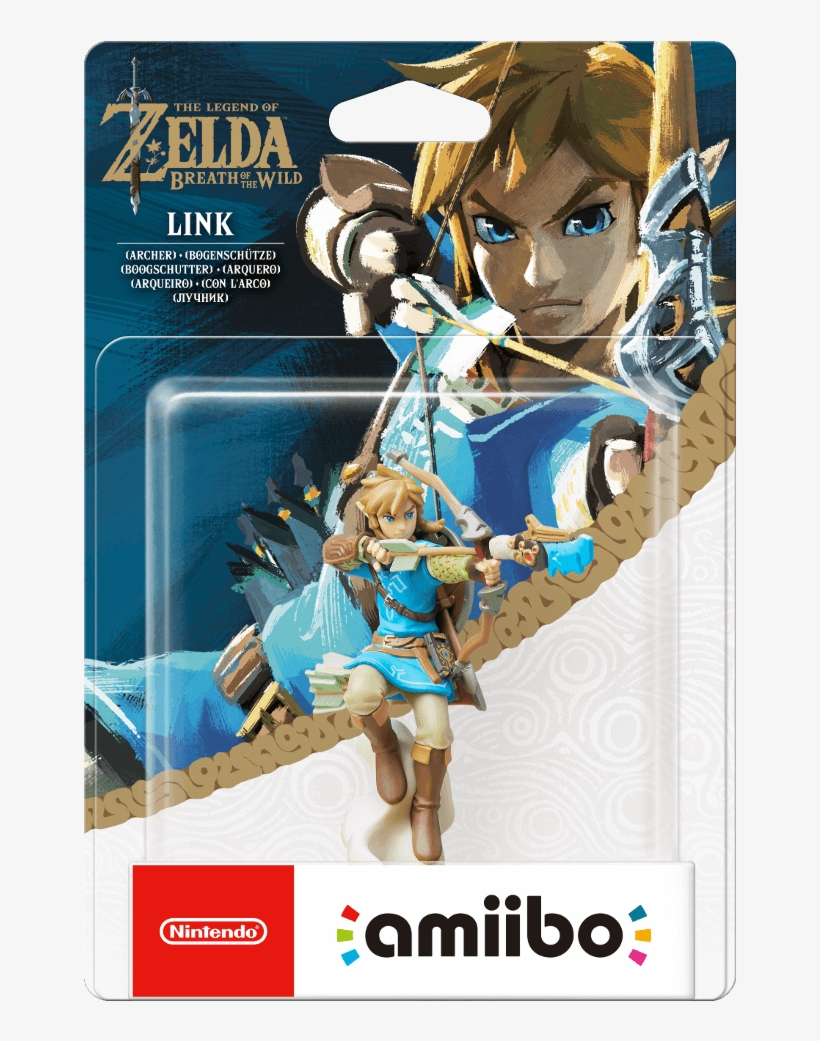 Link Amiibo (the Legend Of Zelda - Legend Of Zelda Breath Of The Wild Link Amiibo, transparent png download