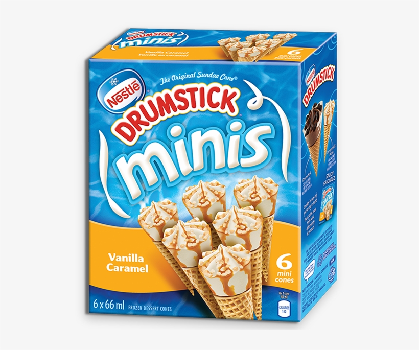 Drumstick Drumstick Minis Vanilla Caramel - Drumstick Minis, transparent png download