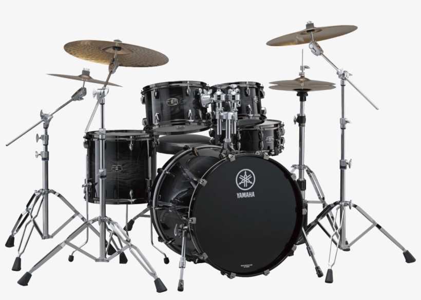 Drums Black Yamaha - Yamaha Live Custom 4-piece Shell Pack, transparent png download