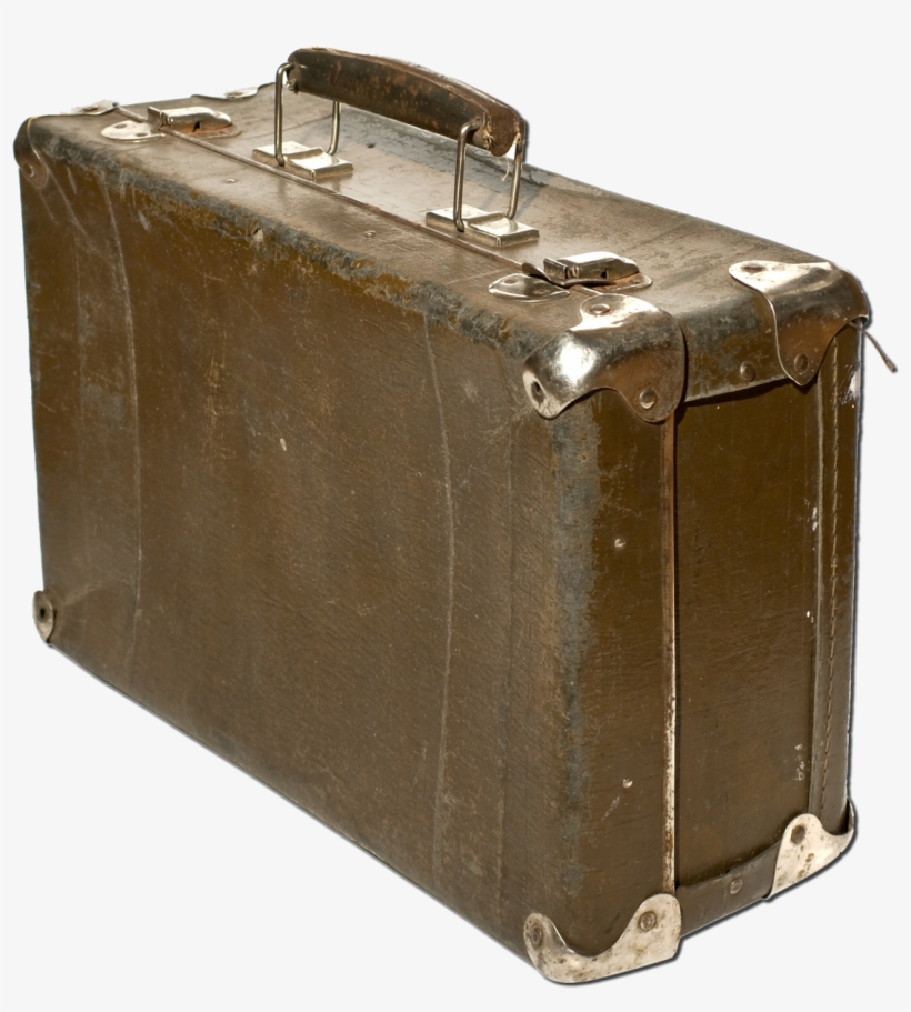 Old Suitcase With Transparent Background Png - Old Suitcase Png, transparent png download