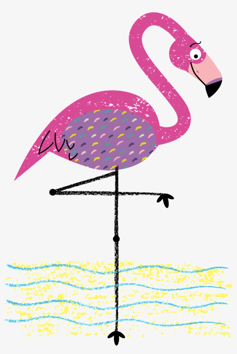 Hand Painted One Legged Standing Red Crowned Crane - Red-crowned Crane, transparent png download