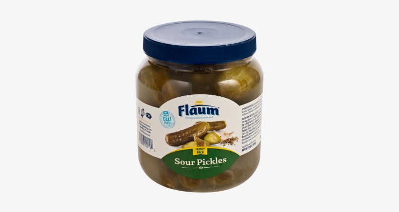 Sour Pickles Family Pack Jar <br> - Flaum Sour Pickles, transparent png download